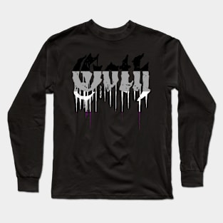 Goth asexual Long Sleeve T-Shirt